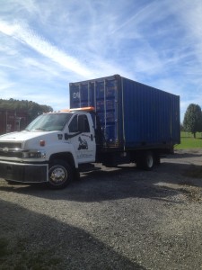 delivering shipping containers 